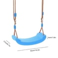 thumbnail image 3 of Mini juego de columpio fácil de instalar Juego de columpio de plástico Juego de columpio con cuerda para niños niñas Sywqhk libre de BPA, 3 of 3
