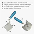 thumbnail image 3 of 2 Pc Corner Tool Set,inside Corner Knife Outside Corner Knife With Soft Grip Handle,plastering Bricklaying Corner, 3 of 5