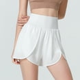 thumbnail image 1 of Puntoco Pantalones cortos de salón para mujer Pantalones cortos deportivos casuales de cintura alta con bolsillos sólidos de verano para mujer, 1 of 3