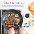 thumbnail image 4 of PRICUSIS 21-Piece Nonstick Pots and Pans Set, Induction Compatible, Stay-Cool Handle, Fully Coated, Dishwasher-Safe, Warp Resistant, Blueberry Gray, 4 of 8