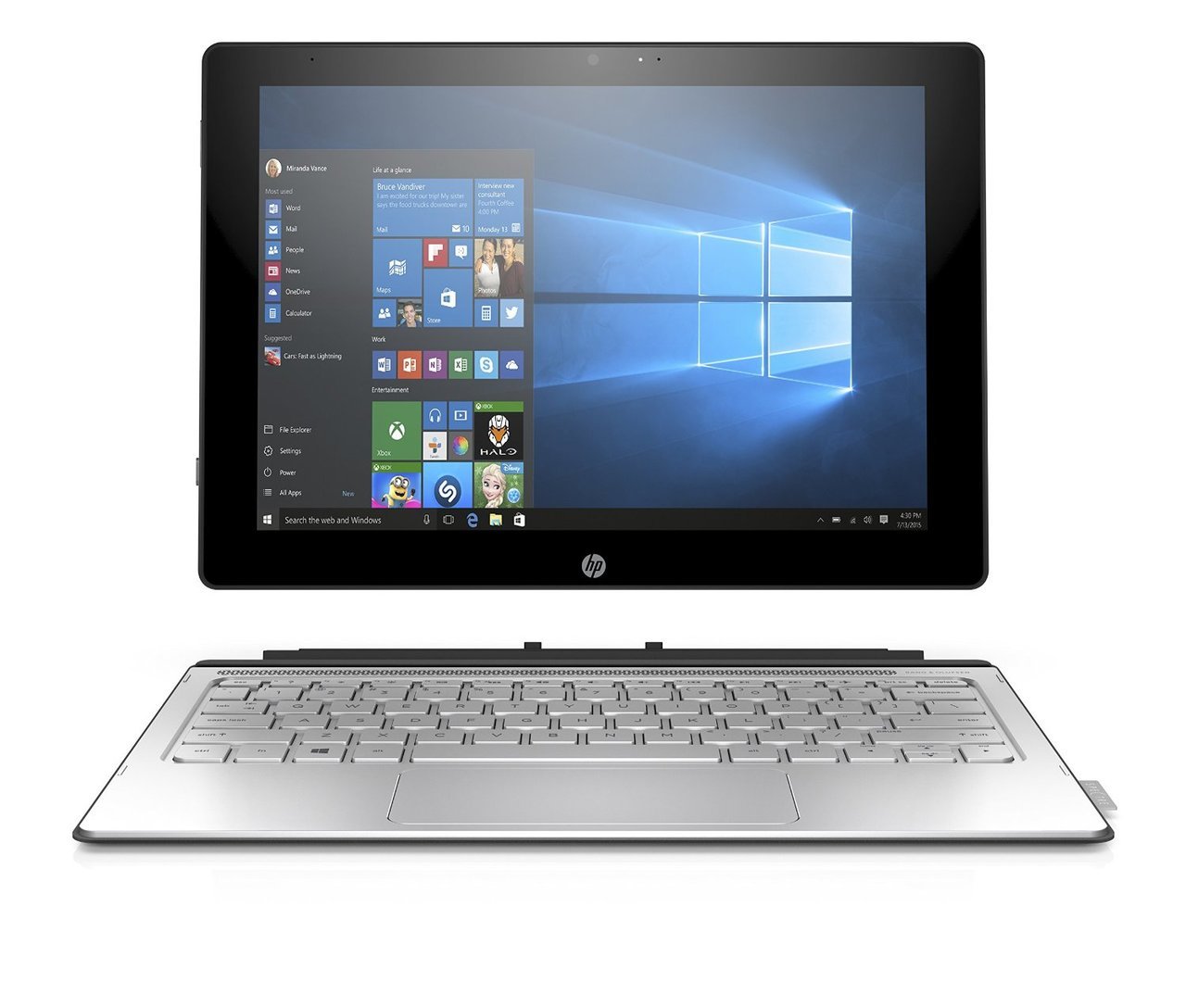 HP Pavilion x2 12-b020nr 12" Laptop Intel M3-6Y30 2.2GHz 4GB 128GB Win10 - image 3 of 4