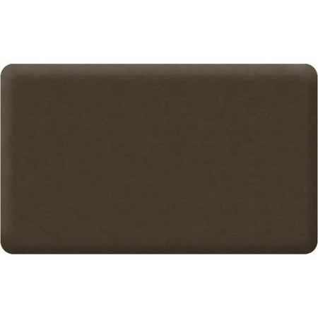 NewLife by GelPro Designer Comfort Mat, 18 x 40, Vintage Leather Rustic Brown