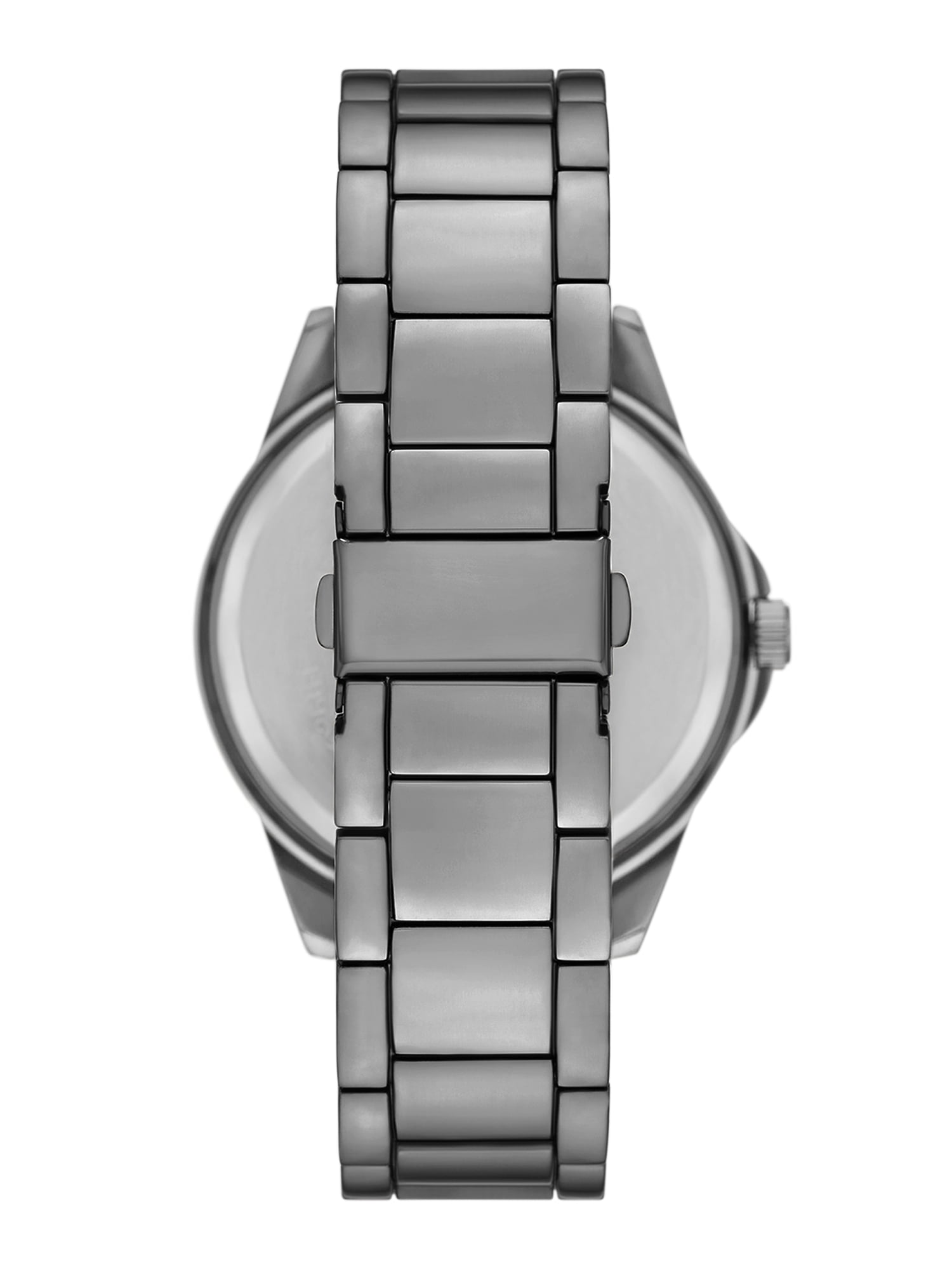 Folio Adult Men's Alloy Gunmetal 45mm 2pc Wristwatch Set
