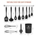 thumbnail image 2 of Set de utensilios de cocina Pranski, 12 piezas, silicona, 200 °C, 2 of 8