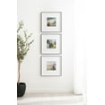 thumbnail image 3 of Kate and Laurel Gibson Modern Wall Picture Frame Set of 3, 16x16 matted to 8x8, Black and White, Three-Piece Frame Set for Gallery Wall Frame Set in Living Room Wall Décor, 3 of 9