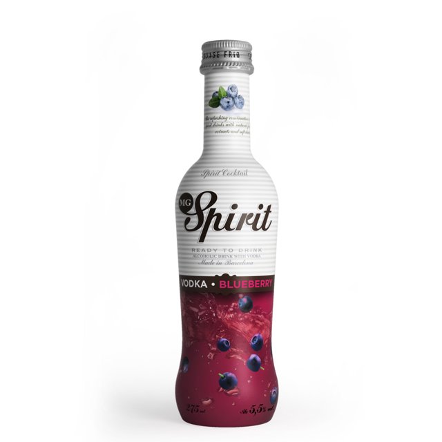 MG Sipirit Vodka Blueberry, Bebida preparadas, 275 ml MG Spirit Bebida preparada