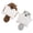 Brown plus ash, variant on Yammee Cats Toy Squirrels with Crinkle Paper 2pcs Plush Teaser Toy for Pet Curiosity and Hunting Instincts Great for Indoor Use
