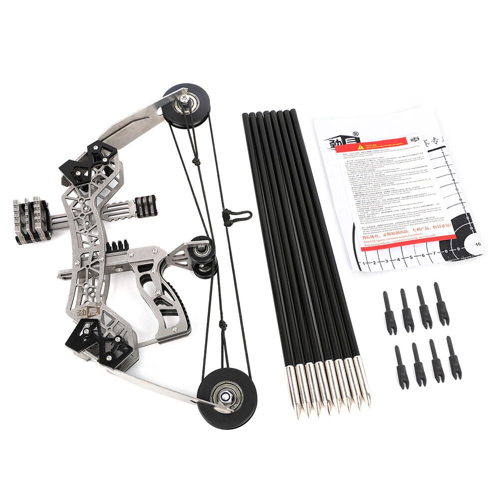 Mini Compound Bow Kit 12lbs Target Archery Gift Hunting Pocket Bow