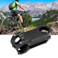 thumbnail image 1 of Vástago De Manillar De Bicicleta Antideslizante De 0 Grados, Vástago De Bicicleta, Para Bicicleta De Montaña, Manillar De 31,8mm De Diámetro, Bicicleta De Carretera, Horquilla YLSHRF Negro, 1 of 8