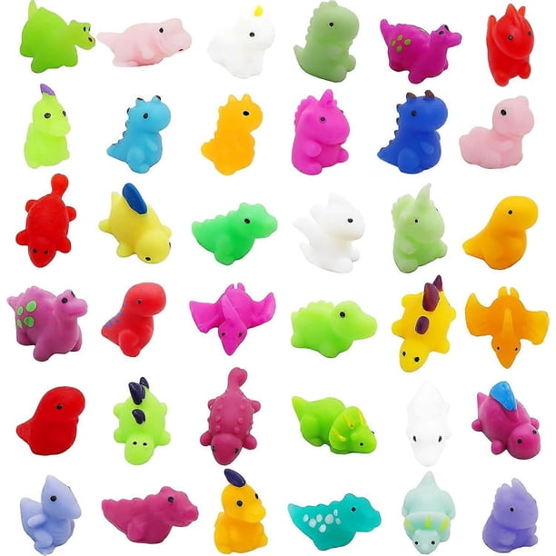 36PCS Dinosaur Mochi Squishies, Dinosaur Kawaii Squishy Toys, Dinosaur Squishy Toys, Mini Squishies Stress Relief Toys for Kids Gift