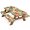 Multicolor 4, variant on ADECORIVY Sunflower Bee Picnic Table Cover with Bench Covers, Waterproof Vintage Farm Seasonal Outdoor Camping Tablecloth, Windproof Elastic Fitted Table Cover, 72 Inch 3PCS