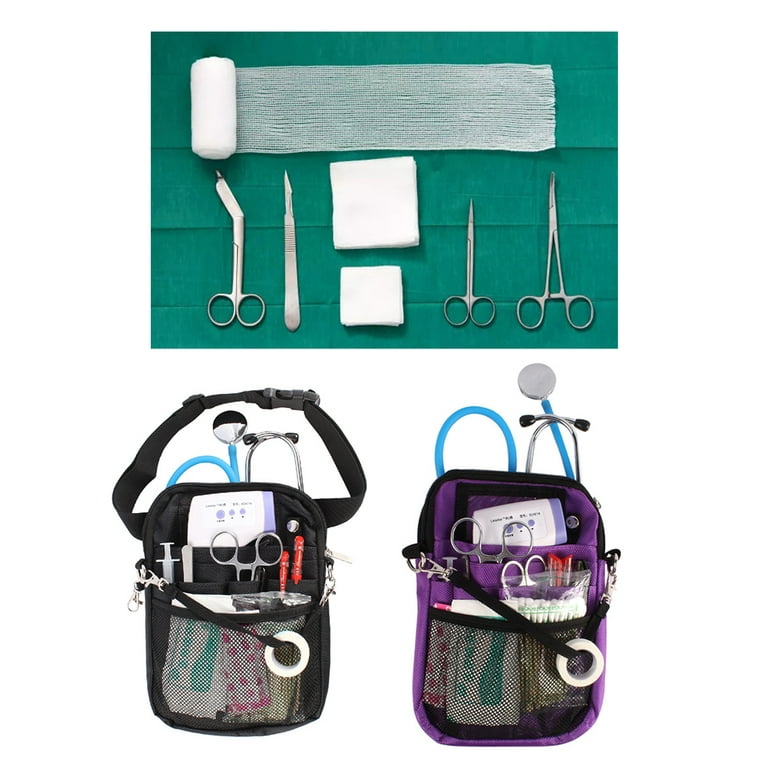 Nurse Fanny Pack for Women,qozabualy Utility Belt Bag Multi Compartment  with Medical Tool Pockets, Nurse Accessories for Work & Nursing School