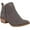 Dark Stone, variant on Lucky Brand Basel3 Dark Stone suede Side Zip Perforated Leather Block Heel Boot (Dark Stone, 11)