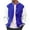 Blue, variant on Men's Baseball Varsity Athletic Jacket Lightweight Casual Stylish Clashing Ribbed Jacket Navy S