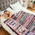thumbnail image 6 of Daughter Gifts from Mom, Daughter Blankets from Mom, Birthday Gifts for Daughter Adult, Gifts for Daughter Christmas Valentines Day Thanksgiving New Year Throw Blanket 50"x60", 6 of 6
