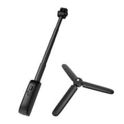 INKEE Extendable Camera Selfie Stick with Magnetic Detachable Wireless Remote Control Mini Tripod 1/4 Inch Screw 25cm/9.8inch Max. Length 500g Load Capacity Replacement for Sony ZV1/A6400/A6