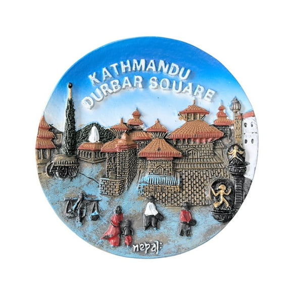Kathmandu Nepal 3D Fridge Magnet Souvenir Gift,Resin Handmade Kathmandu Refrigerator Magnet Home Decoration Collection
