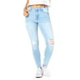 thumbnail image 2 of Celebrity Pink Women's Juniors Curvy Mid Rise Ankle Skinny, 27" Inseam, Sizes 1-15, 2 of 5