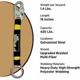 thumbnail image 4 of Heavy-Duty 18 inch D-Ring Extender Fall Protection with Snap Hook and O-Ring OSHA/ANSI Compliant PPE$$Tools & Hardware Other, 4 of 7