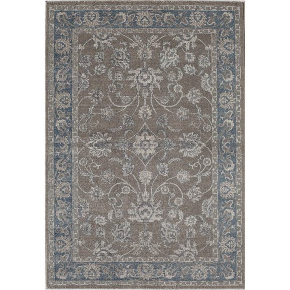 Rugs America Estelle Gray/Blue Area Rug