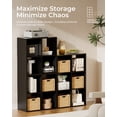 thumbnail image 2 of LUCKLIFE 9  Cube Storage Organizer with Open Back and Removable Back Panels, Black, 2 of 9