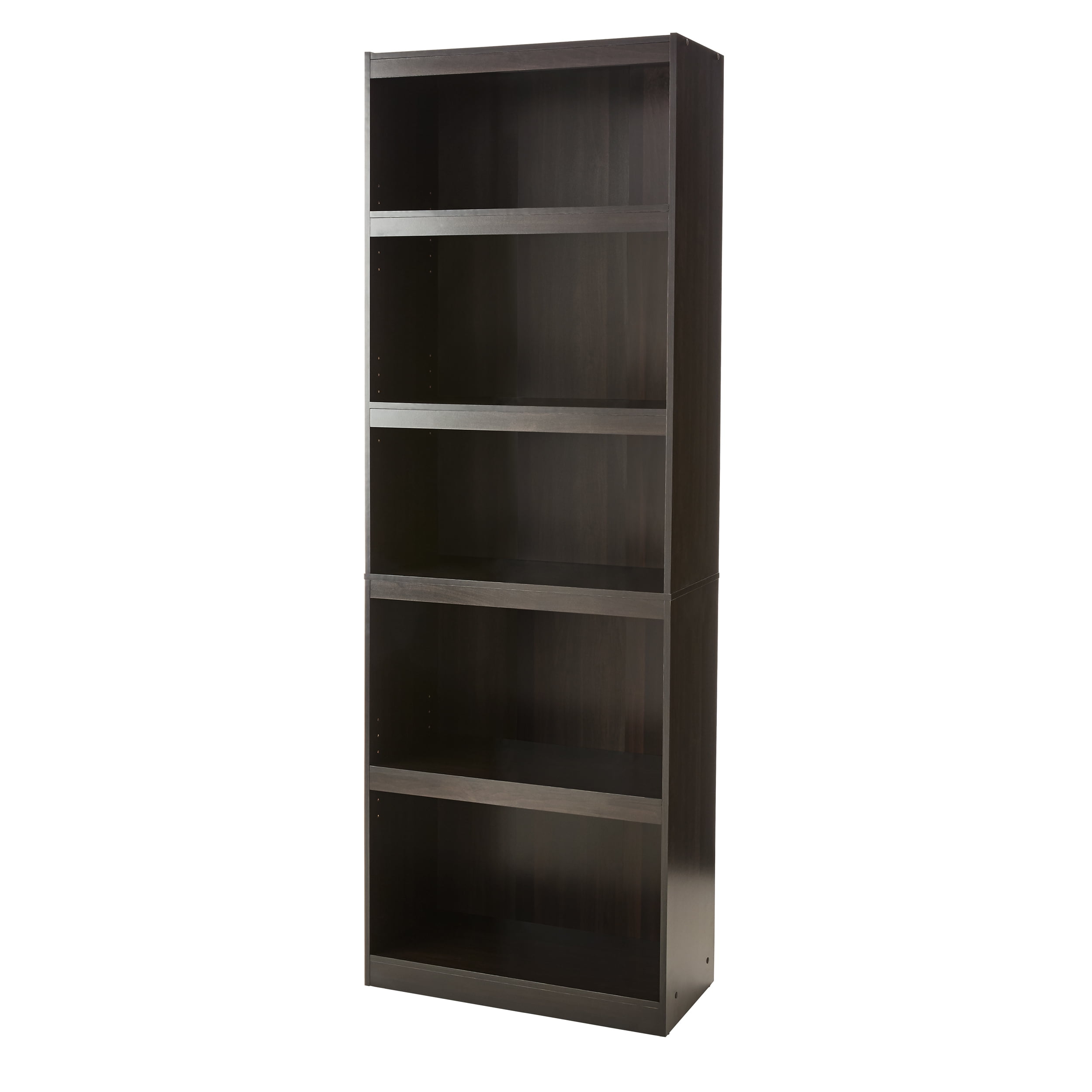 Mainstays 5 Shelf Bookcase Espresso