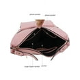 thumbnail image 3 of Clara Vegan Leather Womens Shoulder Bag with Wristlet Wallet - 2 pieces by Mia K, 3 of 34