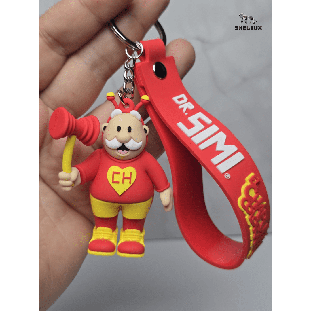 Dr. Simi Llavero Keychain - Character from El Chapulin Colorado