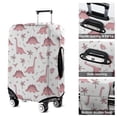 thumbnail image 5 of Pink Dinosaur and Bird Pattern Luggage Cover Fashion Suitcase Cover Baggage Covers Fit 25-28 Inch Luggage (Go Travel), 5 of 5