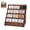 Brown, variant on Grusce 4 Layers Greeting Card Display Stand, Wood Greeting Card Organizer, Multifunctional Pamphlet Rack, Desktop Brochure Organizer for Craft Show Retail Sales