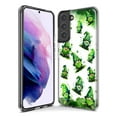 thumbnail image 3 of MUNDAZE Samsung Galaxy S10 Plus Shockproof Clear Hybrid Protective Phone Case Gnomes Shamrock Lucky Green Clover St. Patrick Cover, 3 of 5