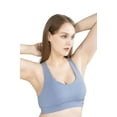thumbnail image 4 of POSESHE Women's X-Back Light Support Sports Bra, Yoga Workout Running Gym Sport Bra, M-4X, 4 of 5