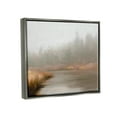 thumbnail image 4 of Stupell Industries Rural Stream in Fog Nature Painting Gray Floater Framed Art Print Wall Art, 31 x 25, 4 of 10