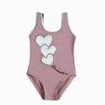 thumbnail image 2 of Isvgxsz New Swimwear For Girls Toddler Baby Kids Girls Heart Print One-Piece Bathing Beach Swimwear Pink Baby Girl Swimsuits Baby Girls One-Piece Swimsuits, 2 of 9
