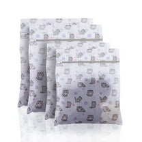 PRETTYGAGA Laundry Bag for Wash, Reuse Durable Washing Machine Bag-Pack of 4 Size（2L 2XL）
