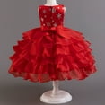 thumbnail image 4 of Girl Christmas Tutu Dress Tulle Birthday Party Wedding Formal Princess Ball Gown, 4 of 5