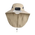 thumbnail image 2 of Sombrero de exterior para niños con ventilador solar, recargable, ajustable, versátil y transpirable. Caqui, 2 of 8