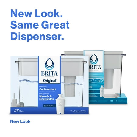 Light damage.  Brita Extra Large Ultramax 27 Cup Grey Filtered Water Dispenser with 1 Standard Filter
