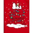 thumbnail image 3 of PEANUTS Woodstock Snoopy Christmas T-Shirt Toddler to Big Kid, 3 of 4
