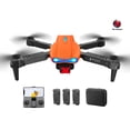 thumbnail image 3 of Cuadricóptero Rc Avión con carga USB FPV Drones para niños y niñas (naranja 3 batería sin cámara), 3 of 6
