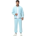 thumbnail image 3 of Weilanxin Men's Tracksuits Sweatsuits for Men Set Track Suits 2 Piece Casual Athletic Jogging Warm Up Full Zip Sweat Suits GrayBlue XL, 3 of 9