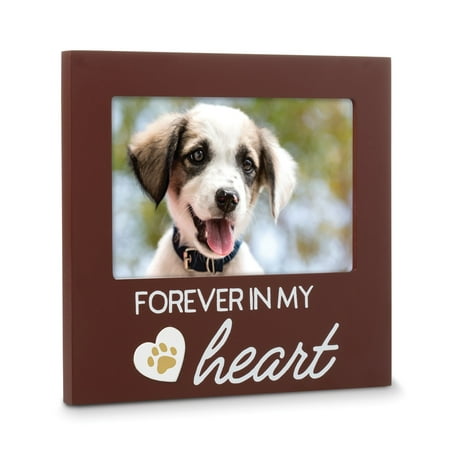 Brown Forever in My Heart Pet Memorial Remembrance Photo Frame