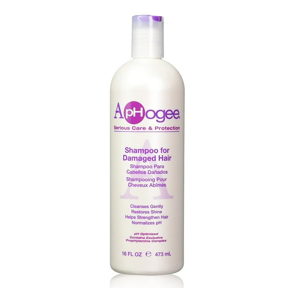 Aphogee Shampoo for Damaged Color Treated Hair, 16 Oz, Pack of 3