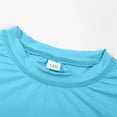 thumbnail image 5 of CYRBOKO Kids Boys Athletic Tops, Short Sleeve Summer Casual Quick-dry Basic Tees Boys T-shirts Blue Size 10-12 T, 5 of 7