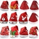 thumbnail image 2 of Belita Amy 5pcs Adornos de Navidad Regalos de dibujos animados Sombreros de Navidad Navidad Adultos Niños Sombreros de Navidad // Kaili Sencillez, 2 of 3