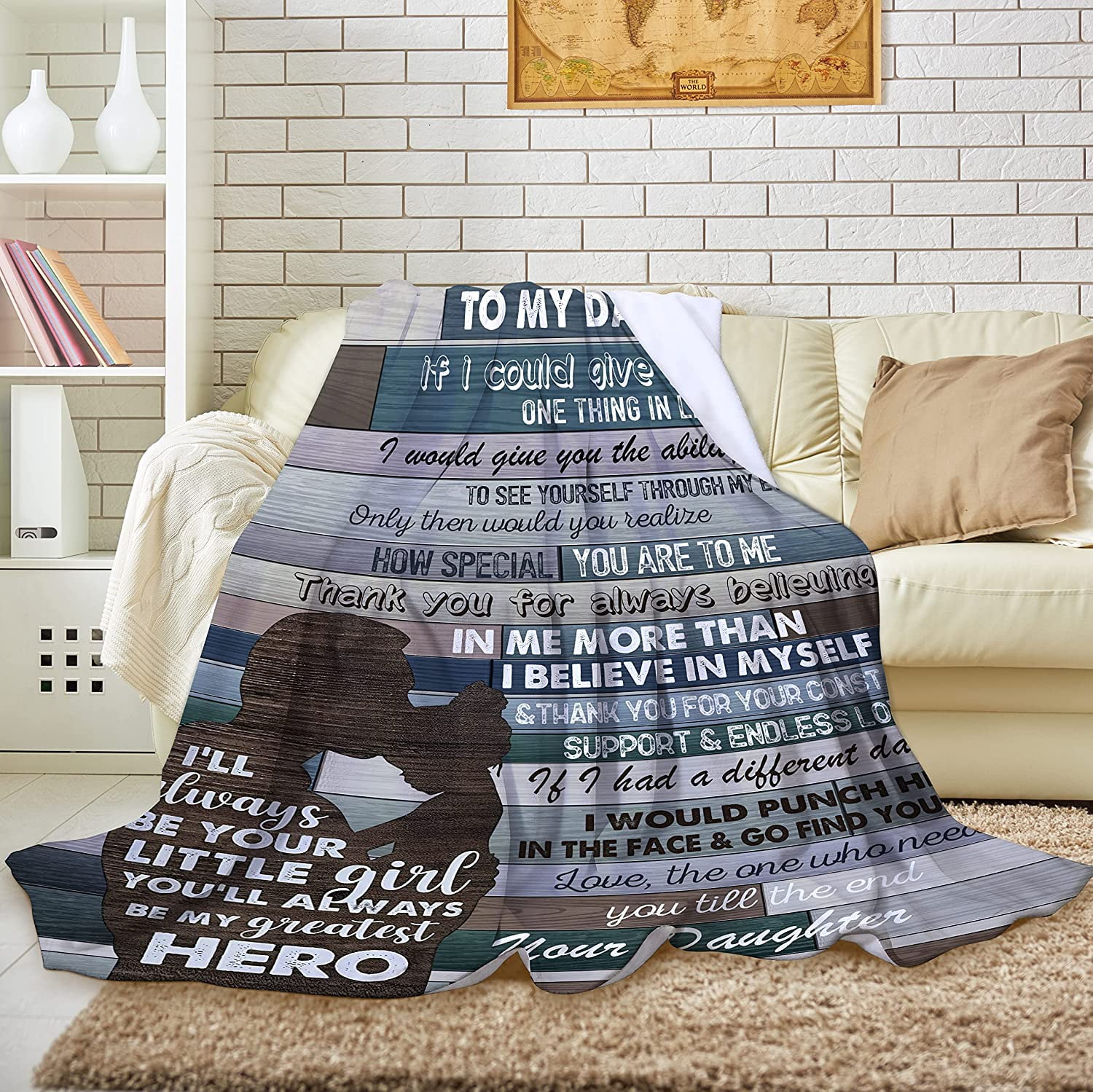 TKM Home Gifts For Mom, Christmas Birthday Gifts For Mom, Blanket To My Mom  Gift From