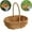 Rose Gold, variant on Wicker Fruit Basket Basdi Imitation Wicker Fruit Basket - Multi-Purpose Grocery & Picnic Carrier with Handheld Handle | Charming Seasonal Decor for Outdoor Activities, Picnic Carrier, Rose Gold