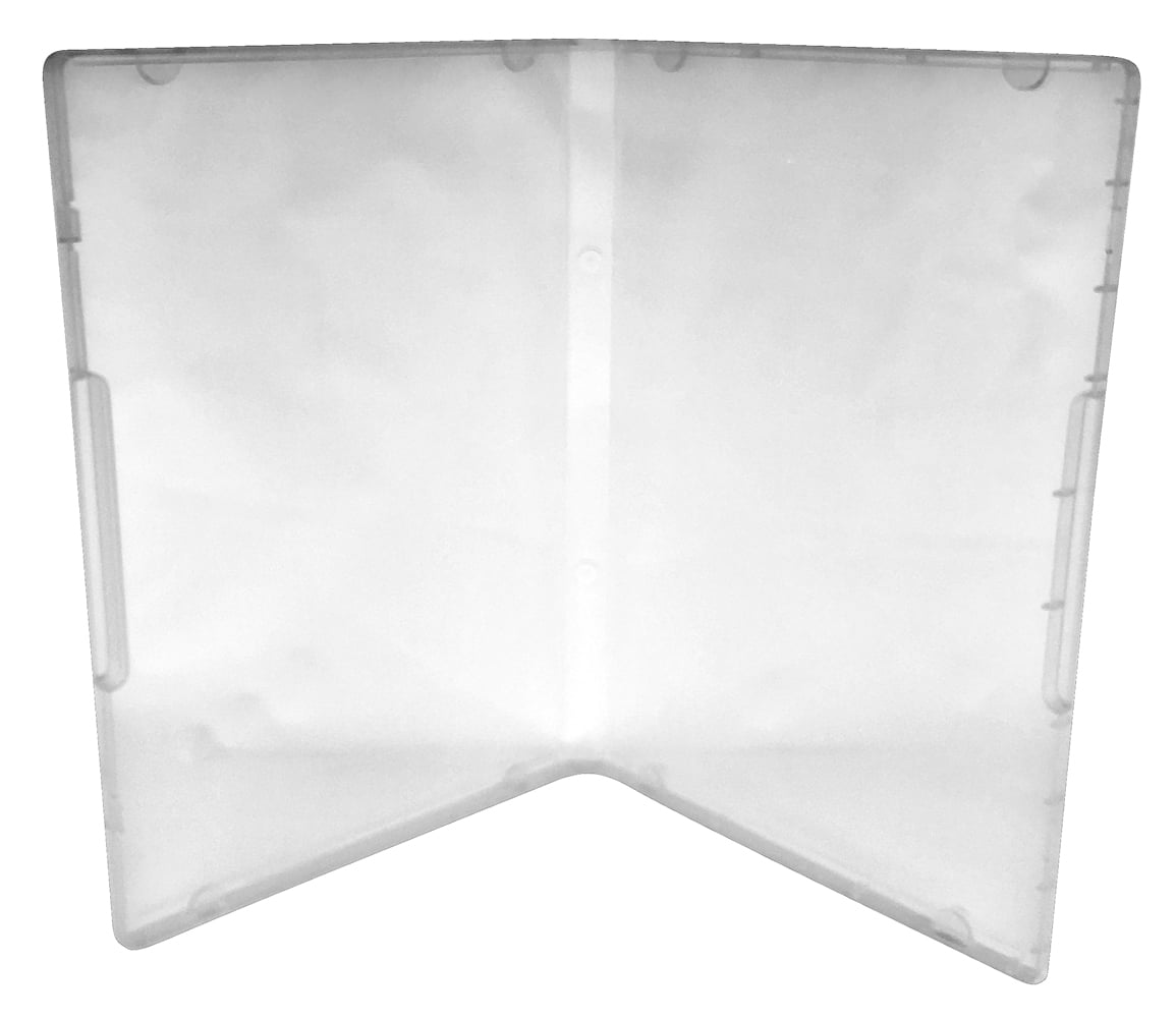 Clear/Spine: 14 mm / 8 Tabs CheckOutStore Plastic Storage Cases for Rubber Stamps 6