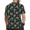 thumbnail image 2 of Wukai Colorful Turtles Print Men's Short-Sleeved Mesh T-Shirt,Quick-Dry Short Sleeve Workout T-Shirt-XX-Large, 2 of 8