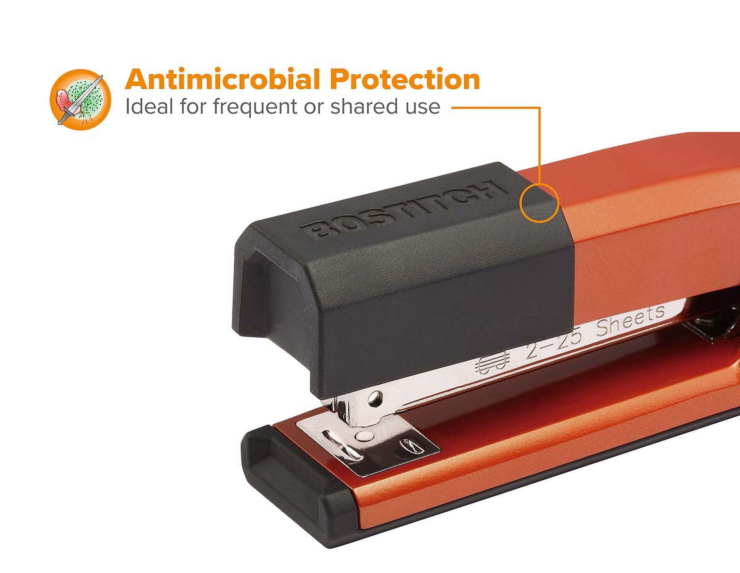 Bostitch Epic Desktop Stapler with Built-in Remover, Orange